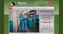 Desktop Screenshot of bayleafvetraleigh.com